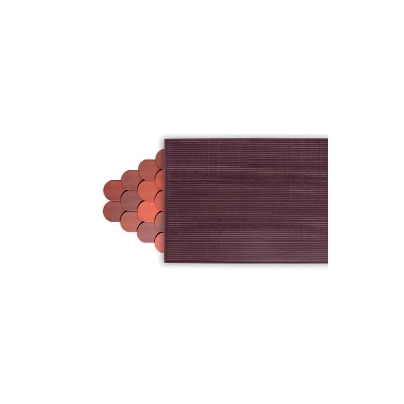 Voltec Solar - Voltec 425 Wc Rubis Ambre spécial ABF Tarka 110 VSMP - couleur RAL8007 - 1868x10