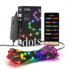 Twinkly - Guirlande flexible Dots 60 LEDS RGB avec controleur BT-WIFI alimente, 3m, noir