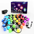Twinkly - Twinkly GP Festoon-40 RGB G45 bulbs,0,5 meter distance starter kit,BT+WiFi. IP20