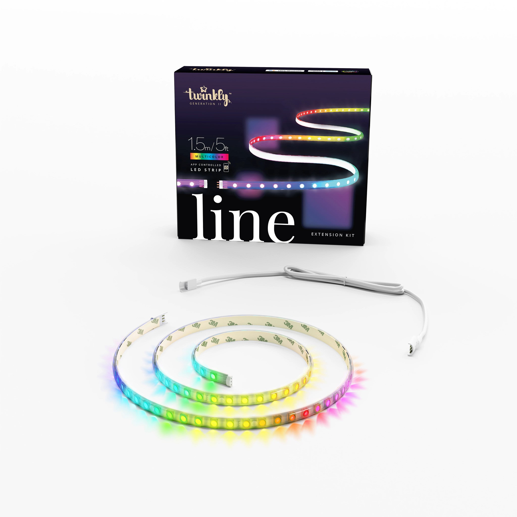 Twinkly - Ruban Line extension RGB 1,5m blanc