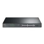 TP-Link - Switch 19" 16 Giga PoE+ 2 SFP Webadmin Easysmart