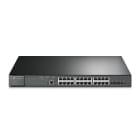 TP-Link - Switch 19" 24 ports Giga POE+ 384 W + 4 SFP+