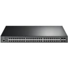 TP-Link - Switch 19" L2 48 ports Giga POE+ 384 W + 4 SFP