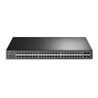 TP-Link - Switch 19" L2 48 ports Giga POE+ 384 W + 4 SFP