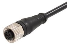 Molex - CSE M12 5P AC FE STR WSOR 10M SE UNSH BK