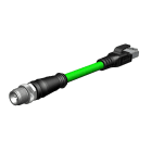 Molex - CSE M12 CAT6A RJ45 MA STR TEAL TPE 10M-I