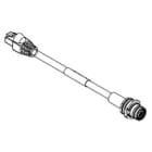 Molex - ULTRA-LOCK D-CODE M12 TO RJ45 1M