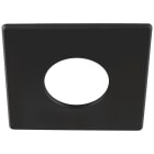 SLV - UNIVERSAL DL, collerette décorative, intérieur, carré, noir