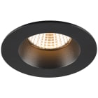 SLV - NEW TRIA® 68, spot encastré, intérieur, rond, noir, LED, 8,3W, IP20 / IP65