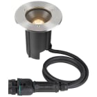 SLV - DASAR® M, encastré sol, rond, 24°, 3000K, driver DALI, acier inoxydable