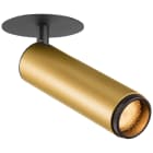 SLV - GRIP! M, plafonnier encastré, PHASE, 3000 K, 42°, IP20, cylindrique, or / noir