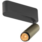 SLV - GRIP! S, plafonnier, simple, intérieur, PHASE, 2700 K, 11 W, 29°, bronze / noir