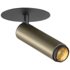 SLV - GRIP! S, plafonnier encastré, PHASE, 3000 K, 29°, IP20, cylindrique, bronze/noir