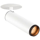 SLV - GRIP! M, plafonnier encastré, PHASE, 2700 K, 42°, IP20, cylindrique, blanc /noir