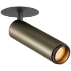 SLV - GRIP! M, plafonnier encastré, PHASE, 3000 K, 42°, IP20, cylindrique, bronze/noir