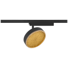 SLV - GRIP! FLAT, spot pour rail 1 all., PHASE, rond, 2700/3000 K, 16 W, noir / or