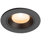 SLV - NUMINOS® XS, spot encastré, intérieur, 2700 K, 20°, IP20, rond, noir