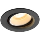 SLV - NUMINOS® MOVE XS, spot encastré, intérieur, 4000 K, 55°, IP20, rond, noir /blanc