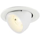 SLV - NUMINOS® GIMBLE S, spot encastré, intérieur,4000 K, 20°, IP20, rond, blanc