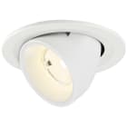 SLV - NUMINOS® GIMBLE S, spot encastré, intérieur,4000 K, 55°, IP20, rond, blanc