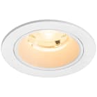 SLV - NUMINOS® S, spot encastré, intérieur, 3000 K, 20°, IP20, rond, blanc