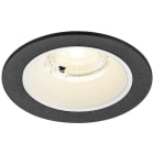 SLV - NUMINOS® S, spot encastré, intérieur, 4000 K, 40°, IP20, rond, noir / blanc