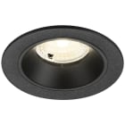 SLV - NUMINOS® S, spot encastré, intérieur, 4000 K, 40°, IP20, rond, noir