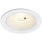 SLV - NUMINOS® S, spot encastré, intérieur, 4000 K, 20°, IP20, rond, blanc