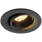 SLV - NUMINOS® MOVE S, spot encastré, intérieur,  3000 K, 40°, IP20, rond, noir
