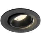 SLV - NUMINOS® MOVE S, spot encastré, intérieur, 4000 K, 40°, IP20, rond, noir