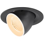 SLV - NUMINOS® GIMBLE M, spot encastré, intérieur, 2700 K, 40°, noir / blanc