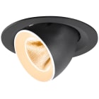 SLV - NUMINOS® GIMBLE M, spot encastré, intérieur, 2700 K, 20°, noir / blanc