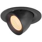 SLV - NUMINOS® GIMBLE M, spot encastré, intérieur, 2700 K, 55°, noir