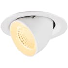SLV - NUMINOS® GIMBLE M, spot encastré, intérieur, 3000 K, 40°, blanc