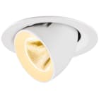 SLV - NUMINOS® GIMBLE M, spot encastré, intérieur, 3000 K, 20°, blanc