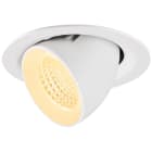SLV - NUMINOS® GIMBLE M, spot encastré, intérieur, 3000 K, 55°, blanc