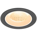 SLV - NUMINOS® M, encastré downlight, intérieur,2700 K, 55°, IP20, rond, noir / blanc