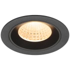 SLV - NUMINOS® M, encastré downlight, intérieur, 2700 K, 55°, IP20, rond, noir