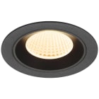 SLV - NUMINOS® M, encastré downlight, intérieur, 3000 K, 40°, IP20, rond, noir