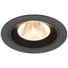 SLV - NUMINOS® M, encastré downlight, intérieur, 3000 K, 20°, IP20, rond, noir