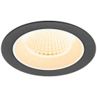 SLV - NUMINOS® M, encastré downlight, intérieur, 3000 K, 40°, IP20, rond, noir / blanc