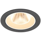 SLV - NUMINOS® M, encastré downlight, intérieur, 3000 K, 20°, IP20, rond, noir / blanc