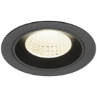 SLV - NUMINOS® M, encastré downlight, intérieur, 4000 K, 55°, IP20, rond, noir