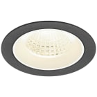 SLV - NUMINOS® M, encastré downlight, intérieur, 4000 K, 55°, IP20, rond, noir / blanc