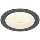 SLV - NUMINOS® M, encastré downlight, intérieur, 4000 K, 40°, IP20, rond, noir / blanc