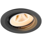 SLV - NUMINOS® MOVE M, encastré downlight, 2700 K, 20°, IP20, rond, noir / blanc