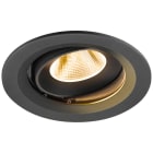 SLV - NUMINOS® MOVE M, encastré downlight, intérieur, 3000 K, 20°, IP20, rond, noir