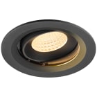 SLV - NUMINOS® MOVE M, encastré downlight, intérieur, 3000 K, 55°, IP20, rond, noir