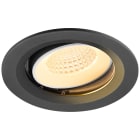 SLV - NUMINOS® MOVE M, encastré downlight, 3000 K, 55°, IP20, rond, noir / blanc