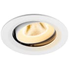 SLV - NUMINOS® MOVE M, encastré downlight, intérieur, 3000 K, 20°, IP20, rond, blanc